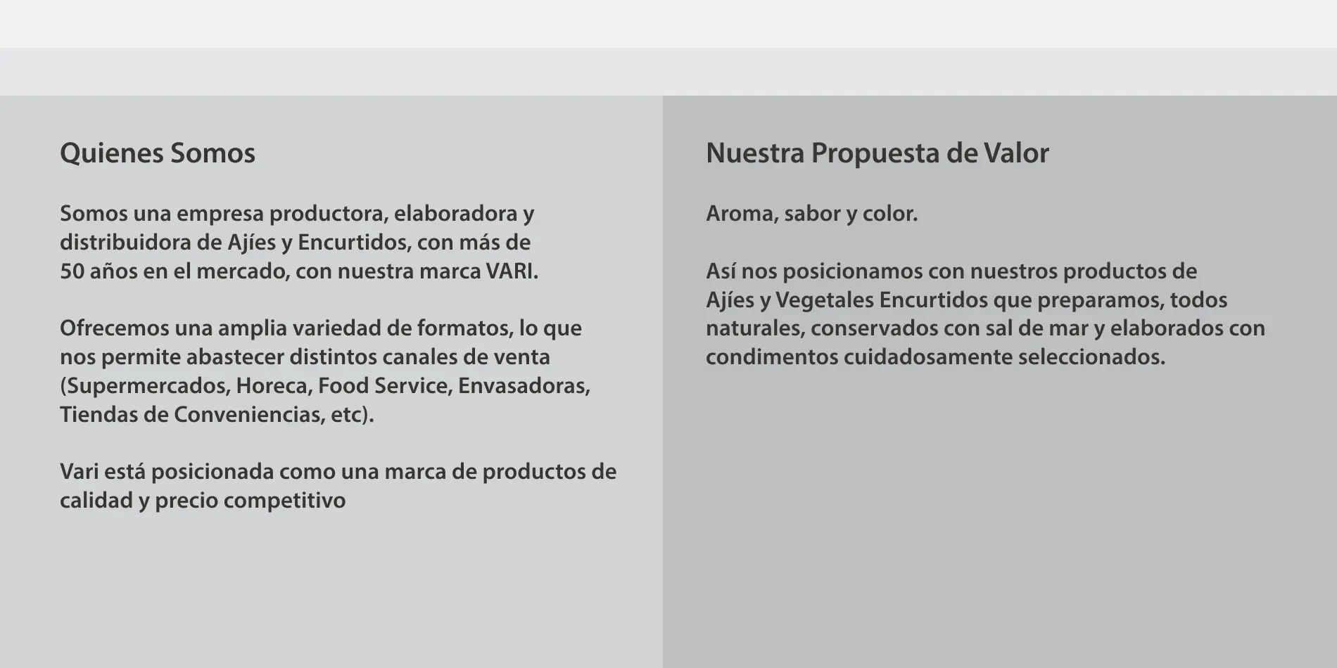 Nuestra Propuesta de Valor